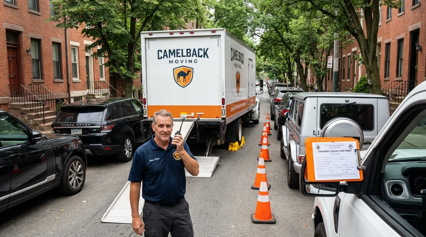 City street loading permit setup in McKeesport, PA